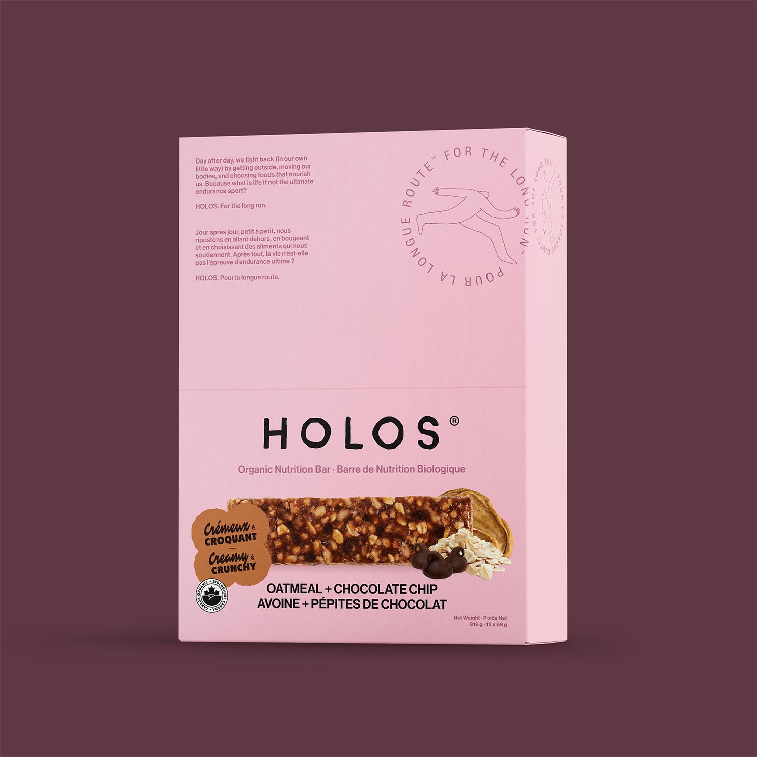 Oatmeal + Chocolate Chips Nutrition Bar Box