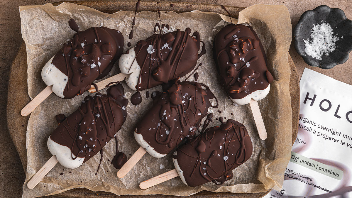 Mocha Protein Ice Cream Bars