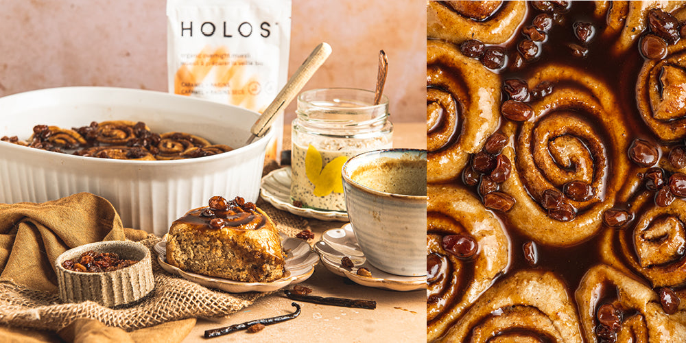 HOLOS Caramel + Raisins Rolls