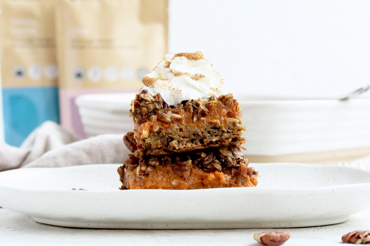 HOLOS Pumpkin Pie Squares