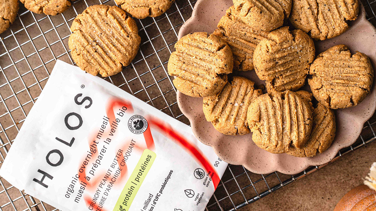 high protein peanut butter cookies holos
