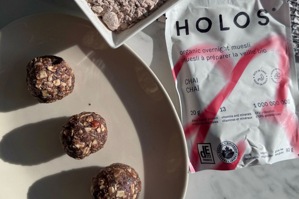 HOLOS Gingerbread Energy Balls