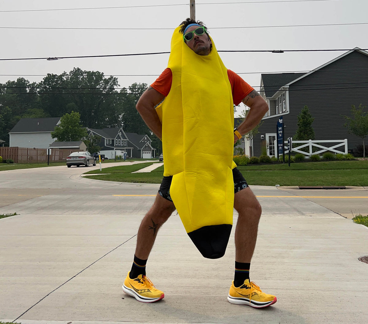 Peel the love: Matt Droll a.k.a The Banana Runner